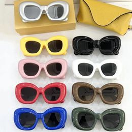 Sunglasses 2024 Fashion Global Star Like Internet Celebrity Blogger Women Man Brand Oculos Gafas De Sol Eyewear LW40100l