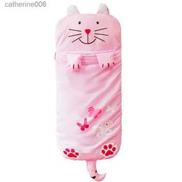 Sleeping Bags Winter Baby Sleeping Bag Warm Zipper Cartoon Thick Cute Baby Sleep Sack Toddler Mat Sleeping Bag Baby Blankets NewbornL231225