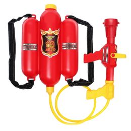 Firefighter Water Back Pack for Kids Children Role Playing Water War Game Toy 231225