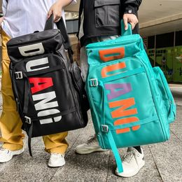 Street Style Large Capaci Backpack Woman Men's Ins Trendy Cool Skateboard Ski All Matching Multi pockets Waterproof Bag 231225