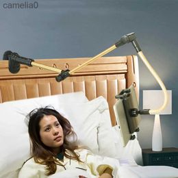 Tablet PC Stands Folding Tablet PC Stand 360 Rotation Strong Holder port 4-14 Inch Tablet Lazy People Table/Bed Bracket for iPad iPhone KindleL231225