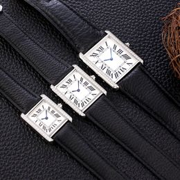 Luxury Men and Women Watches 3A Leather Strap Japan Quartz Movement Dress Watch Original Clasp Diamond Case Waterproof Designer Wristwatch Montre De Luxe