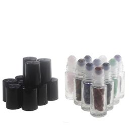Refillable 5ml (1 6oz) Clear Glass Roll On Bottle For Essential Oils Fragrances Roller Ball Bottle Erbqe