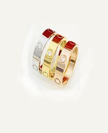 designer ring rings for women band love woman classic luxury Jewellery womens Titanium steel Gift Party Anniversary 18K Gold Plated 4970541