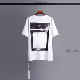 Men's T-shirts t Shirt Mens Womens Designers Loose Tees Man Casual Luxurys Clothing Streetwear Shorts Sleeve Polos Tshirts Size White 1M9H