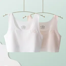 Women's Tanks Pink Top Cute Tops Youthful Woman Clothes Girl Student Underwear Bustier Blouse Clothing Crop Corset Girls Tees