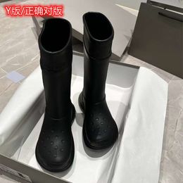 women boots Rubber Boot Outdoor Rain Boot Long Sleeve ankle boots balencaga BAGUL