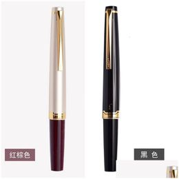 Fountain Pens Wholesale Fountain Pens Pilot Classic Elite 95S 14K Gold Nib Gift Set Limited Version High Quality Ink Office Stationery Dhdm9