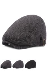 Male Mens Flat Cap Beret Leisure Weman Newsboy Adjustable Breathable Hat Winter Chapeau Gentleman Classic Retro Autumn Bone1891479