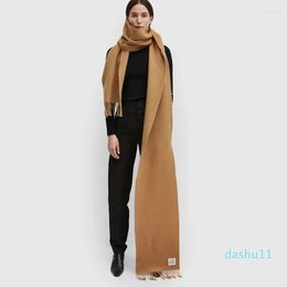 Scarves Fashion Luxury Women Pashmina Wraps Brand Solid Simple Design Wool Shawl Man Lady Men