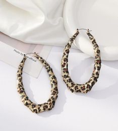 StudWomen Leopard Print Round Dangle Earrings Boho Fashion Female Jewelry8560463