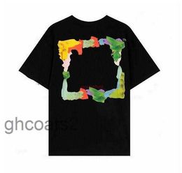 Men's t Shirts New Men Fashion Tops Sports Tshirt Summer Designer White t Shirts Luxury Cotton Loose Casual Short Sleeves Oil Painting 77NU