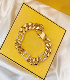 Designer Charm Bracelet 18K Gold Plated Bangles For Women Classic Gold Punk Thick Link Chain Bracelets Letter Gold Silver Jewellery 8001816