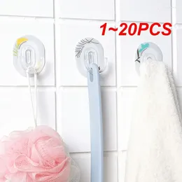 Kitchen Storage 1-20PCS Small Hook Creative Waterproof Suction Cup Seamless Nail-free Accessories Sticking Load-bearing