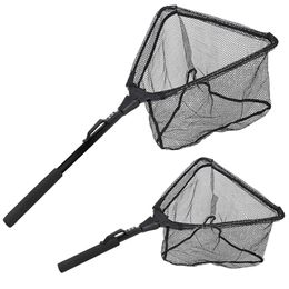 Accessories Collapsible Retractable Fishing Net Trout Catch Net Aluminium Alloy Fly Fishing Catching Network Fisherman Fishing Tackle Tools