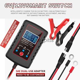 Chargers Other Batteries Chargers 2Amp Car Battery Charger 6V 12V Smart Automatic Charger Maintainer Trickle Charger for Car Lawn Mower Mo