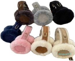 Ear Muffs Fur Designer Metal Buckle Versatile Ear Cover Winter Ear Warmer for2069626