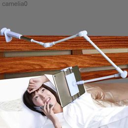 Tablet PC Stands Folding Long Arm Tablet Phone Stand Holder For Ipad Samsung Kindle 4-14 Inch 360 Rotation Strong Lazy Bed Tablet Mount BracketL231225