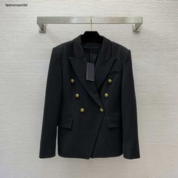 Women jacket Designer Suit luxurious Jackets long sleeves overcoat Braided vertical stripes coat blazer Wedding blazers dinner clothes Dec 25