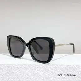 Sunglasses Fashion Cat Eye Brand Designer Women's Vintage Black Gradient Large Frame Cool