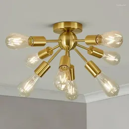 Ceiling Lights Light Sputnik Chandeliers Modern Lighting Industrial Pendant For Living Room Bedroom Restaurant