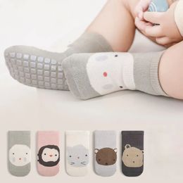 MILANCEL Autumn Cartoon Warm Socks For Baby Girls And Boys Skidproof Mid Socks 231225