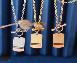 luxury Fashion Designer Necklace Trend Charm Necklace for men and women boutique necklaces Vintage jewelry 925 Silver Letter1855715