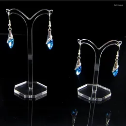 Jewellery Pouches Acrylic Stud Dangle Earrings Display Rack Stand Hanger Organise Holder