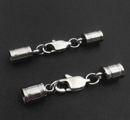 Whole Leather Cord End Crimps clasps With multi shape Lobster Clasp for DIY Jewelry Findings Accessories Whole7693196
