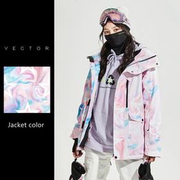 Jacken Anzug Heißer Verkauf Dicke Winter Warme Snowboard Ski Outdoor Sport Hose Sets Frauen Skifahren Schnee Mantel Mantel frauen jacke 99