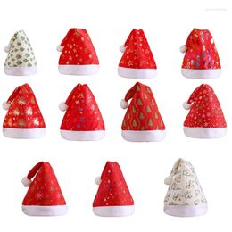 Berets Children Christmas Hat Plush Santa For Casual Birthday Festival Po