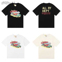 Couple Tshirt Mens Clothing Gd t American Gall T-shirt Design Car Story Vintage Print High Quality Cotton Short Sleeve Top Casual Unisex Tee Size S-xl Yy GITN