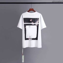 Men's T-shirts t Shirt Mens Womens Designers Loose Tees Tops Man Casual Luxurys Clothing Streetwear Shorts Sleeve Polos Tshirts Size White ZW7U