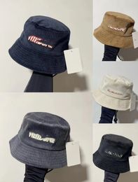 Top Quality Korean Niche Corduroy Bucket Hat Male and Female Personality Trendy Street Style American Retro Fisherman cap