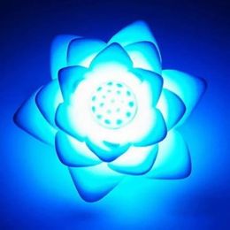 1pc Lotus Night Light Romantic Colourful Decorative Lamp, LED Home Lights, Garden Party Decoration Festival Atmosphere Light