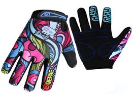 Print New Screen Warm Gel Padded Shockproof Durable High Quality MBT Cycling Gloves Winter Long Finger Gloves Motorcycle7270667