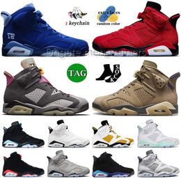 Mens 6 Basketball Shoes Toro Aqua 6s Brown Kelp Cool Grey Red Oreo Georgetown Denim UNC Black Infrared Cat Women Sneakers US 13 Trainers