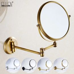 Bathroom Accessories Makeup Mirror Bath Antique Bronze Wall Mounted Magnifier Mirrors Hardware 80290 231225