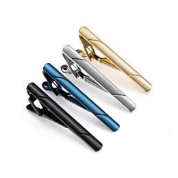 Minimalist Tie Clip For Men Tie Clip To Man Shirt Business Party Gift Box Jewelry Men's Cuff Luxury Man Fashion Cufflinks Lawyer 231225