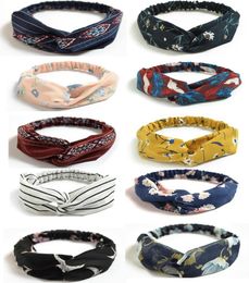 10 Packs Boho Headbands for Women Vintage Floral Print Headwrap Hair Band Sports Elastic Head Wrap ed Cute Hair Accessories6565646