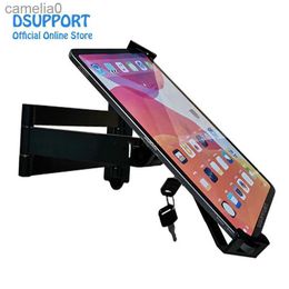 Tablet PC Stands Universal tablet PC stand wall mount for 7 to13 inch with security lock anti-theif tablet pc standL231225