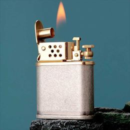 ZORRO Pure Copper Kerosene Lighter Creative Personality Ejection Ignition Windproof Oldfashioned Retro Highend Men's Lighter