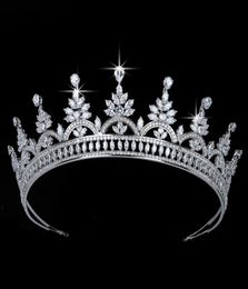 Crown HADIYANA Romance Magnificent Women Wedding Bride Hair Accessories Cubic Zirconia Jewellery BC5693 Couronne De Mariage1411596