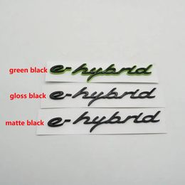 Stickers For Ehybrid Emblem Car Logo Sticker Side Fender Letter Badge Decal Nameplate258c