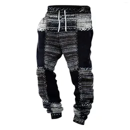 Men's Pants Joggers Men Autumn And Winter 3D Printed Pattern Casual Bunched Feet Trousers Fashion Hip Hop Streetwear Sweatpants