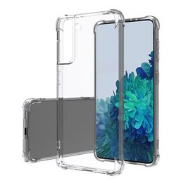 Designer Shockproof Transparent Mobile Phone Case For Galaxy A70 A72 A52 A80 A90 Thickened Air Sac Shatter-resistant cell phone Cover