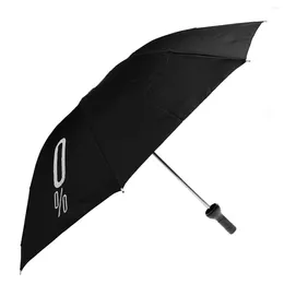 Umbrellas Creative Bottle Shaped Folding Umbrella Anti-UV Sun Rain Manual (Black)