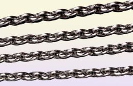 ship fashion silver 5meter in bulk high quality stainless steel 25mm3mm4mm6mm8mm round rolo chain jewelry findings markd8712632