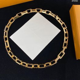 Fashion Necklace Chains Cool Wedding Pendants Suit Letter Design for Man Woman Unisex Chain Necklaces Jewelry Top Quality With Box241Q