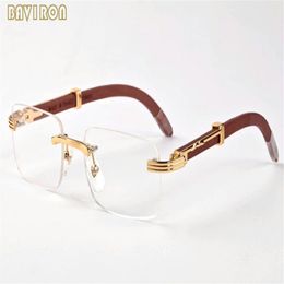 with original box 2020 new fashion sunglasses for women men attitude sport classic buffalo horn sun glasses with gold wooden frame318Q